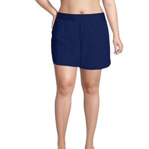 Land's End sunshade UPF 50 Five inch board shorts with panty lavender fusion 16